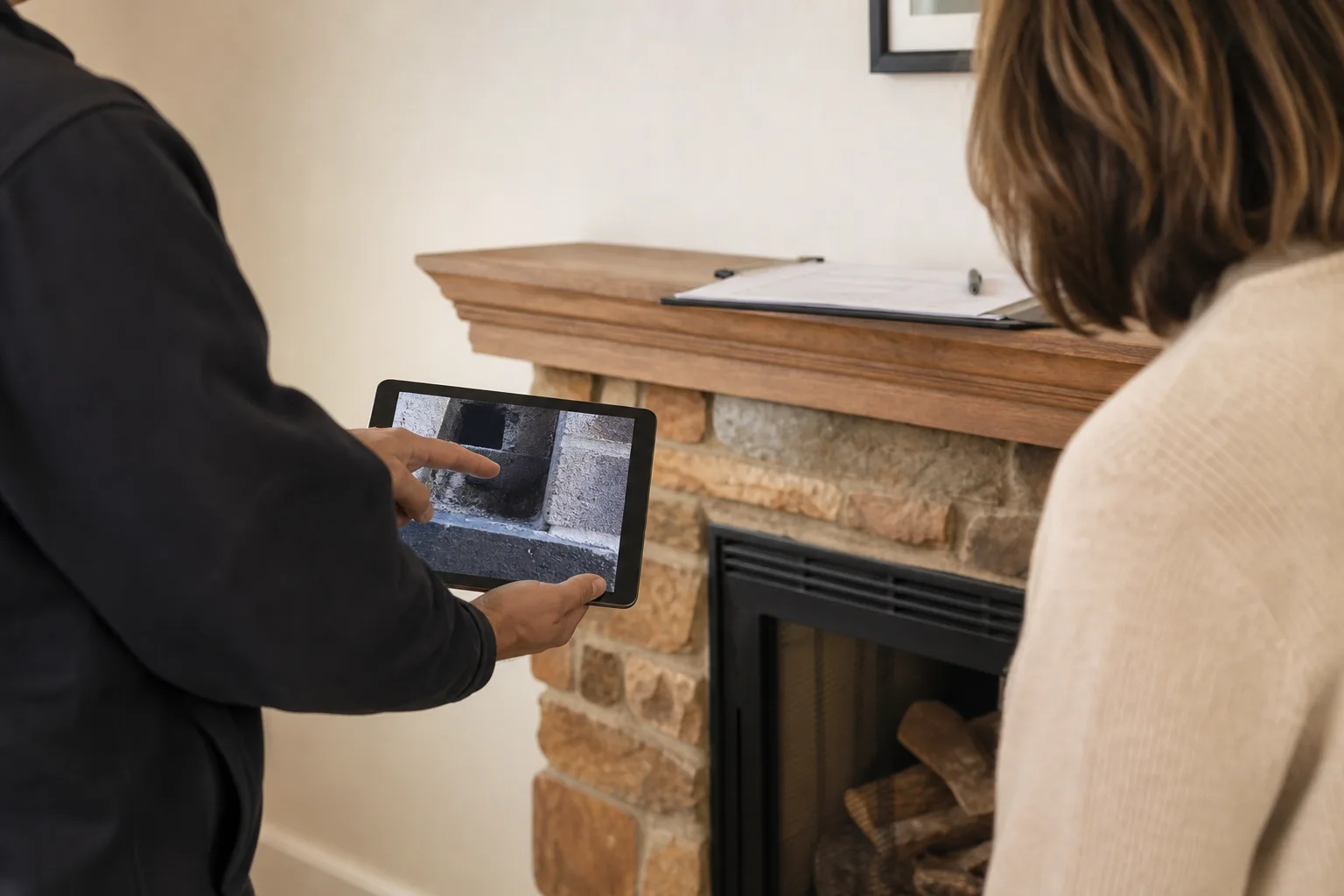 Fireplace sweepers near me should hand over photo documentation and a written condition report you can read and file