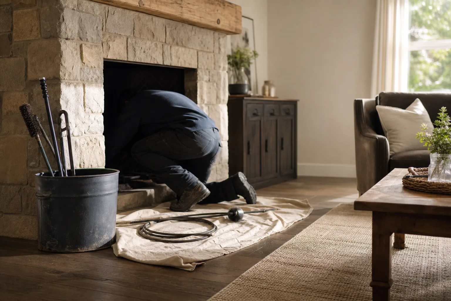 How to Prepare for a Cleaning Appointment — professional chimney service perspective