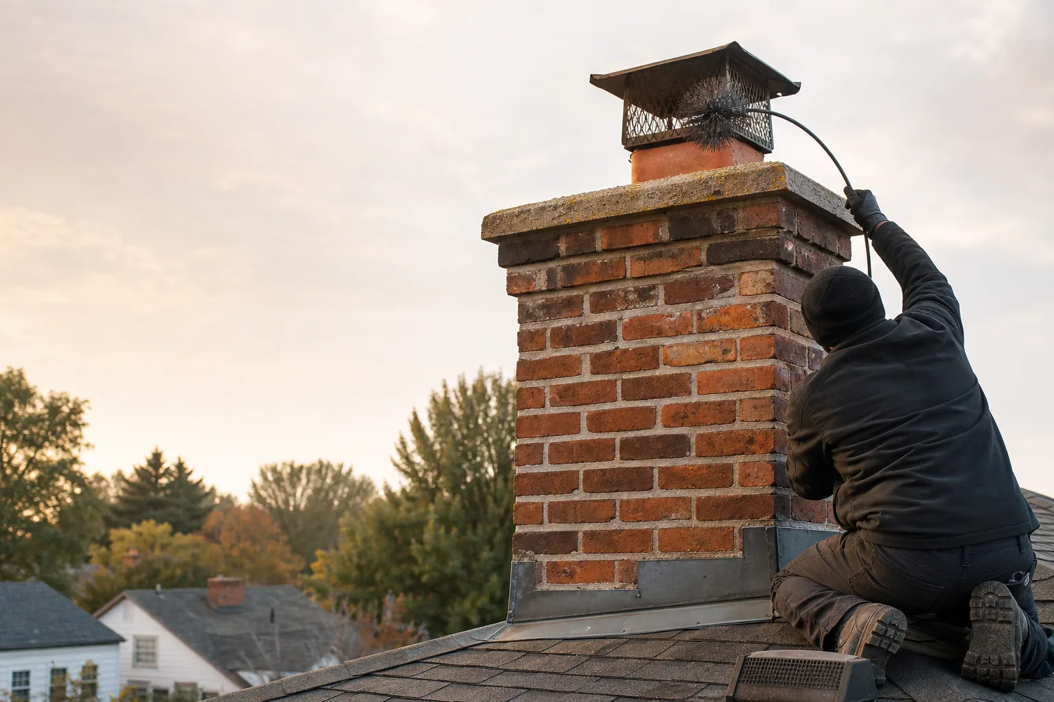 What Happens During a Professional Cleaning — professional chimney service perspective