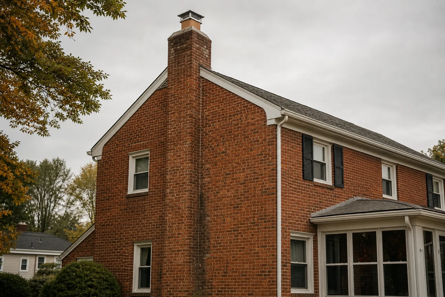 Fireplace showcase shopping starts here, the exterior masonry chimney and clay flue tile that decides which unit fits