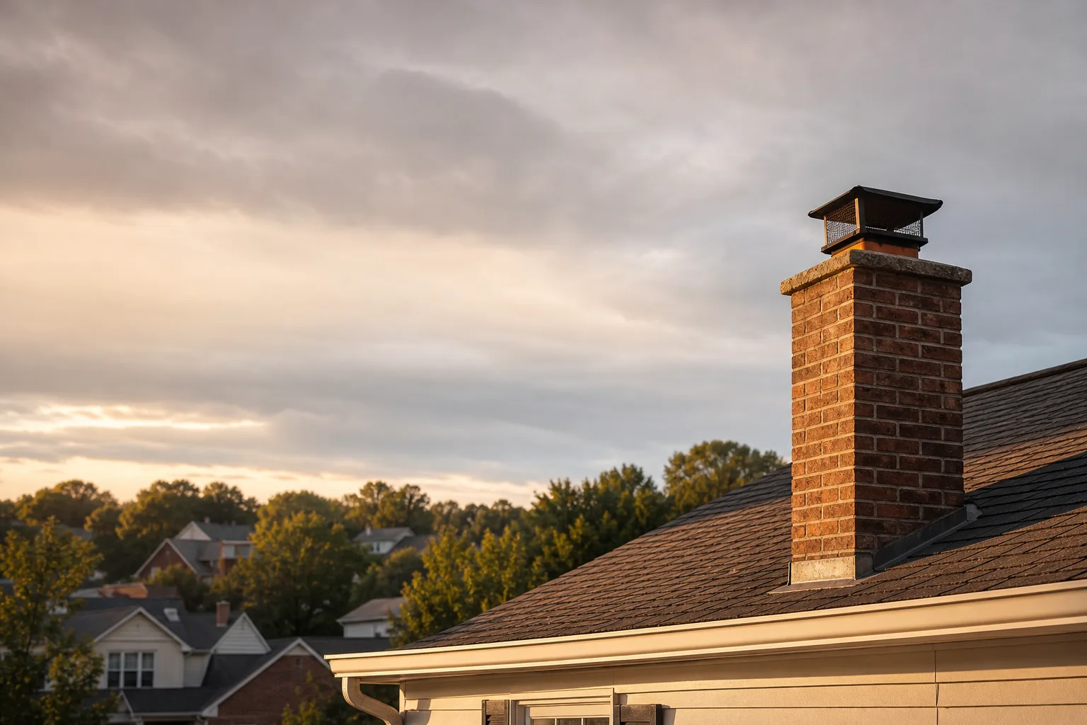 Chimney sweep in Longview, WA — rooftop chimneys across the city Chimney sweep in Longview, WA — rooftop chimneys across the city